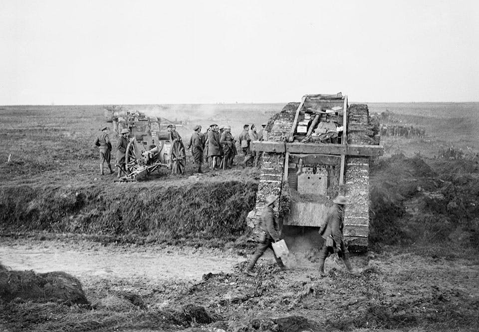 slaget vid cambrai mark iv stridsvagn forsta varldskriget